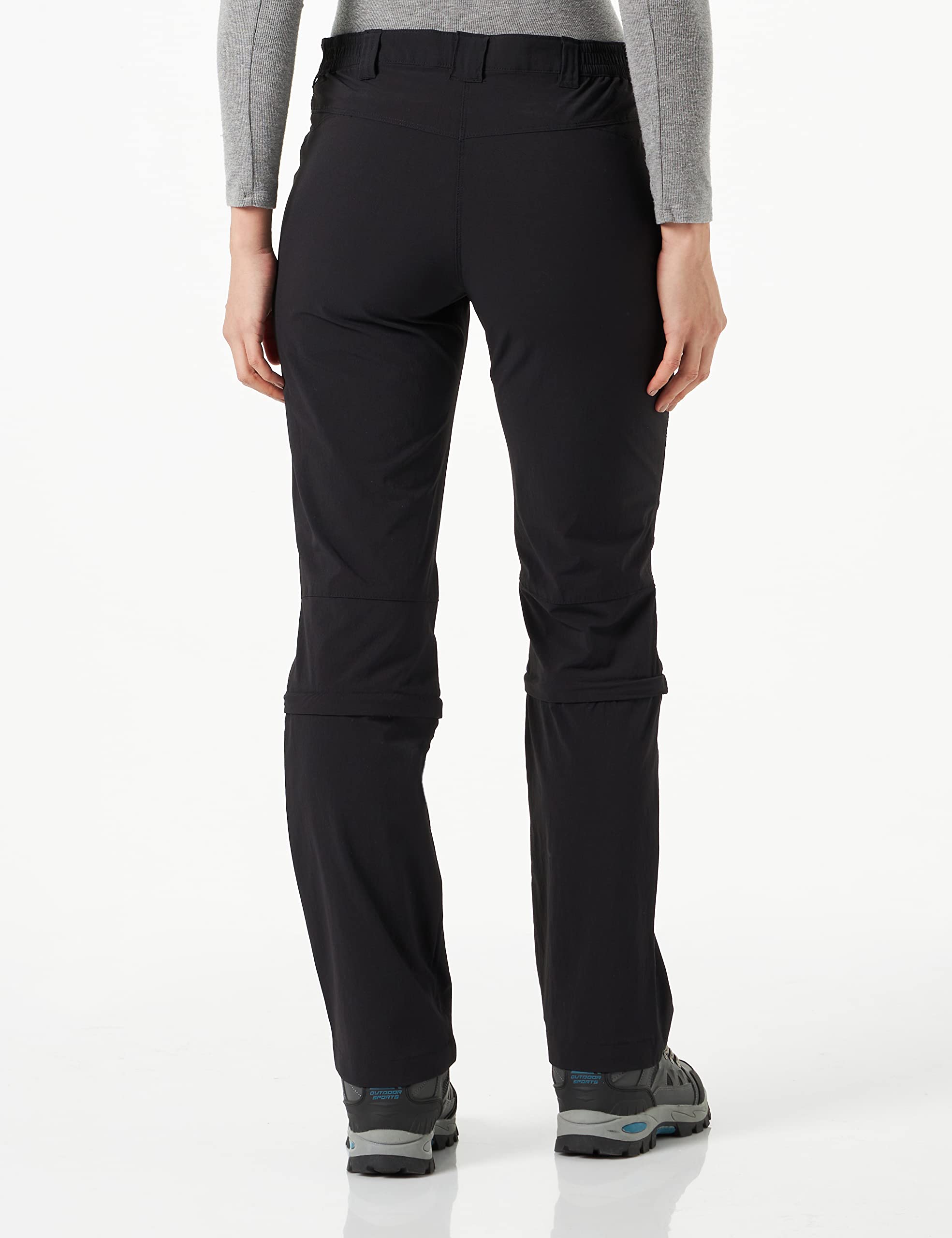Mckinley Women Abzipp Mandorak LG Pants - Black, Size 92 - Image 3