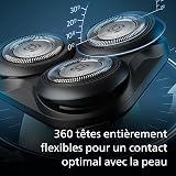 Philips Rasoir Series 5000 - rasoir électrique pour homme Wet & Dry bleu métallisé, avec tondeuse de précision et pochette souple de voyage (modèle S5465/18) - 3