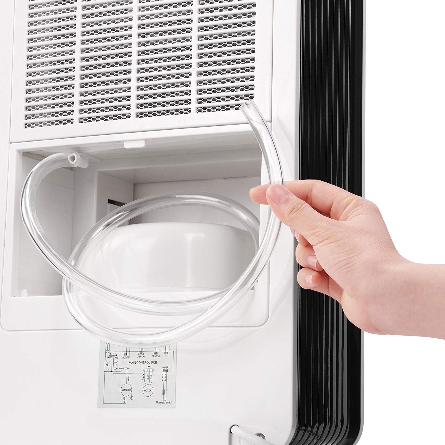 Comedes LTR 100 Neo, Nowoczesny osuszacz powietrza, do 12 l/dzień, wielkość pomieszczenia do 50 m²/115 m³