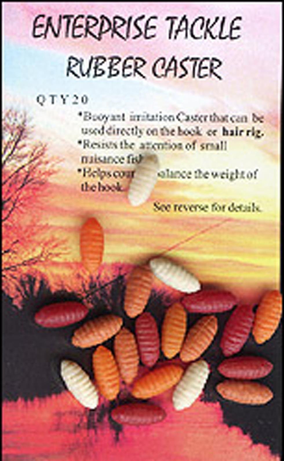 Enterprise Tackle Pop Up Rubber Casters - Carp Coarse Fishing Imitation Baits