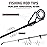 Sougayilang Fishing Rod Telescopic Fishing Rod Portable- 24 Ton Carbon Fiber,CNC Machined Reel Seat, Comfortable EVA Handle, Travel Fishing Pole for Bass Trout Fishing(Silver,1.8m/5.9ft)