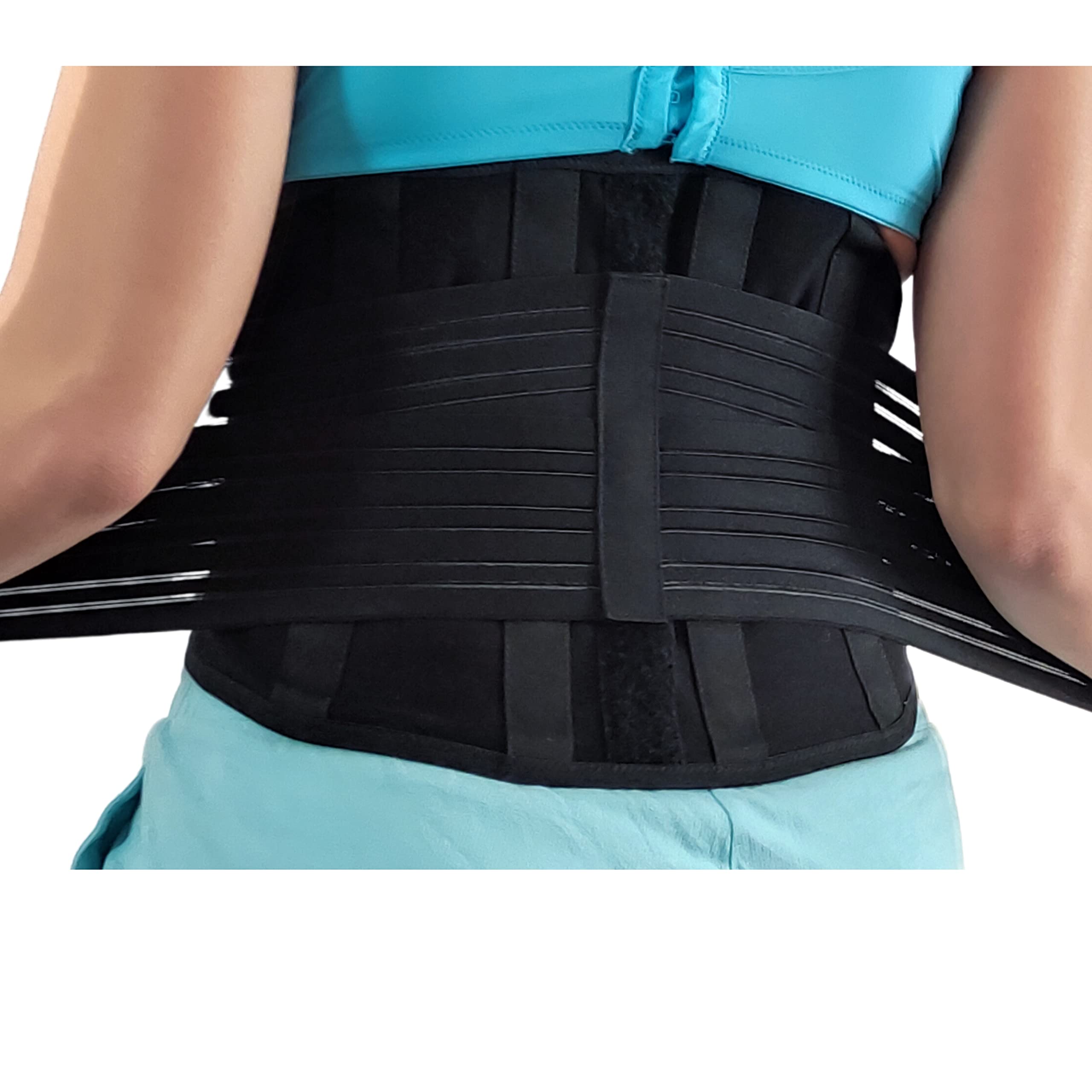 GYOUNG Fascia Lombare Supporto Schiena per sport Sostegno Fascia addominale busto correttore posturale corsetto lombosacrale fascia addominale