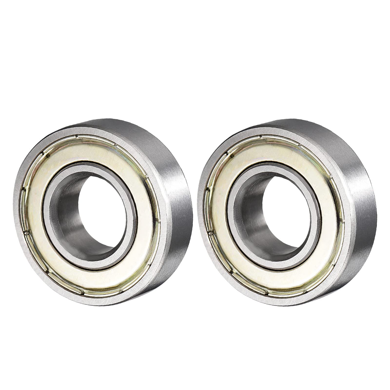 QUARKZMAN 6001-2RS 12x28x8mm Billes Roulements X 2PCS Haute Carbone Acier Pour Machines Et Outils, [Double Scellé