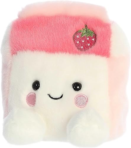 Miniatura 5 de Aurora Adorable animal de peluche Palm Pals Fresa Strawberry Milk, divertido peluche coleccionable para niños y adultos, perfecto para decorar