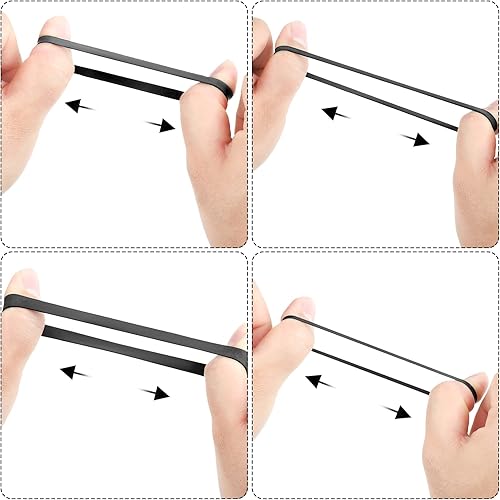 Miniatura 3 de Bandas tácticas de goma negras Ranger resistentes, bandas de goma negras gruesas para exteriores, para campamento, supervivencia, deportes,