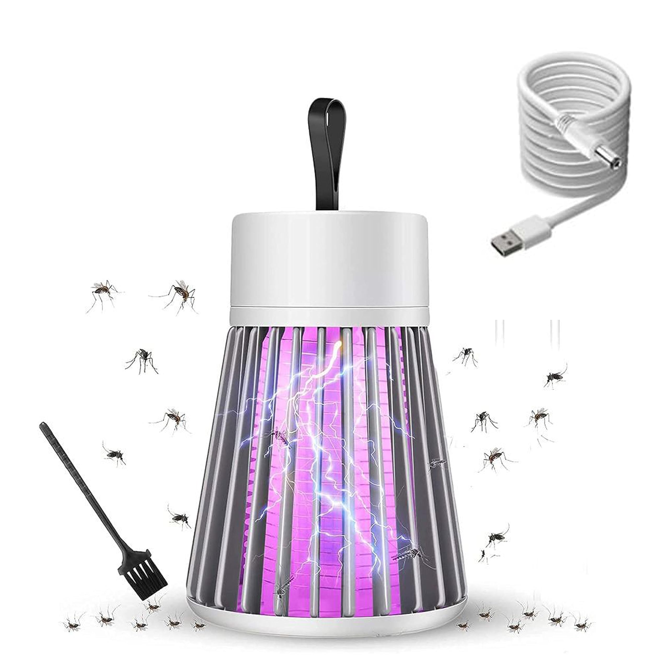 PIXEL SPARK Mosquito Insect Bug Zapper Trap Killer LED Lamp/Electronic Mosquito Killer Machine Trap Lamp - Mosquito Killer Lamp for Home/Electric Mosquito Killer Repellent Machine
