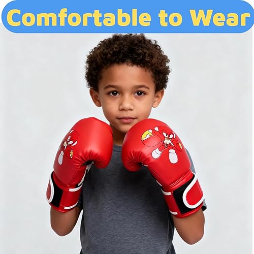 Miniatura 4 de Guantes de boxeo Guantes de boxeo para PU Dibujos Animados Guantes de Boxeo Guantes de mano para saco de boxeo Kickboxing Muay Thai MMA