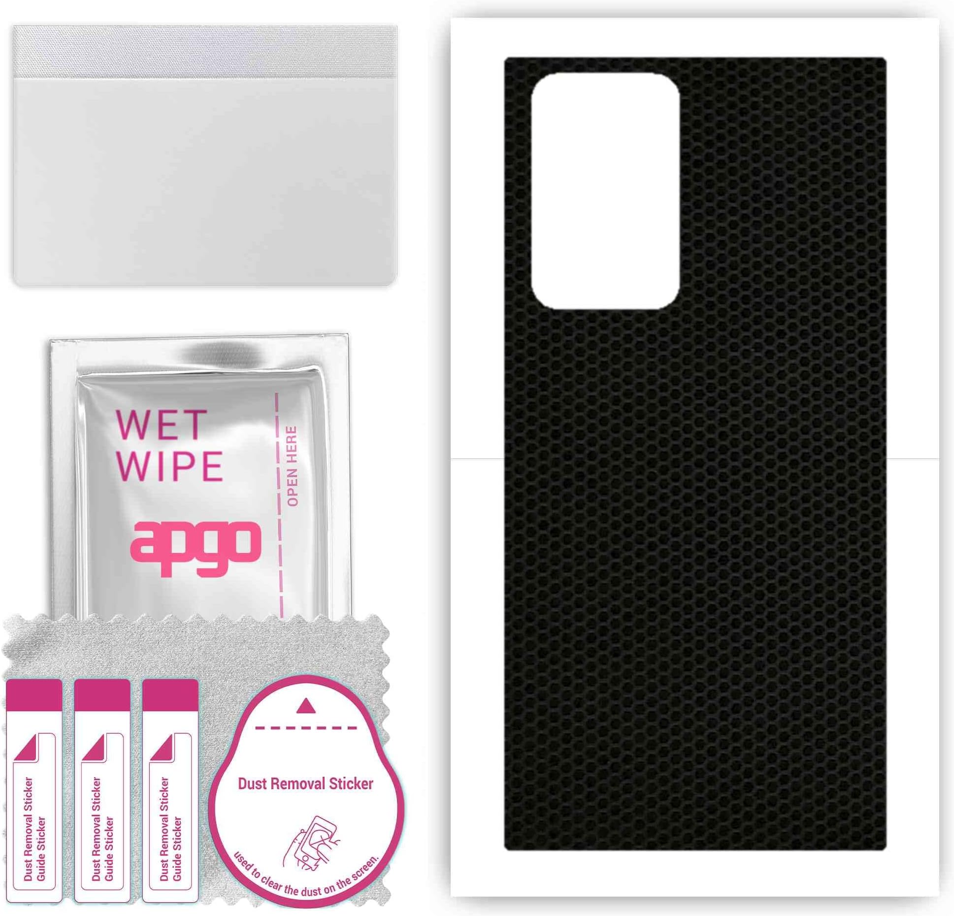 apgo skin sticker film foil vinyl for the BACK for Samsung Galaxy Note 20 Ultra 5G Matrix