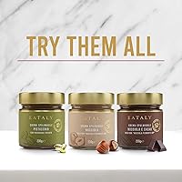 Vista 3 de Eataly Crema de avellanas untable, Crema Spalmabile Nocciola - Fabricada en Italia, frasco de 230g/ 8.1oz, paquete de 1