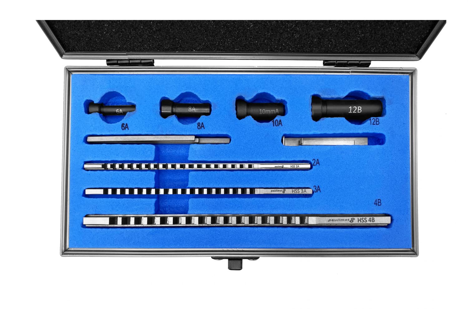 PAULIMOT HSS-Räumnadel-Set 2 3 4 mm Keilnuten