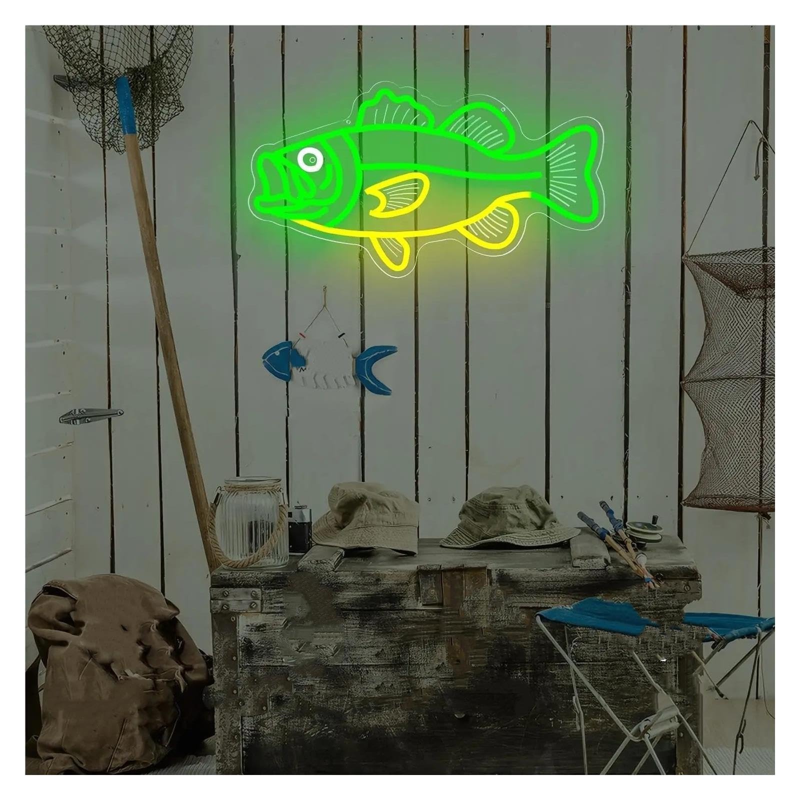 Insegna al Neon Insegna Al Neon Del Pesce Persico