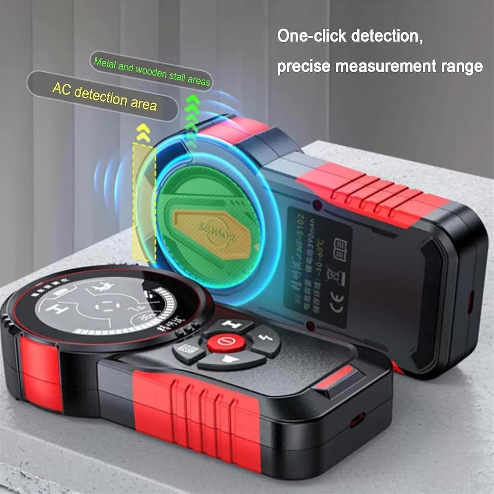 Scanner Mural de Recherche de Goujons Rechargeable