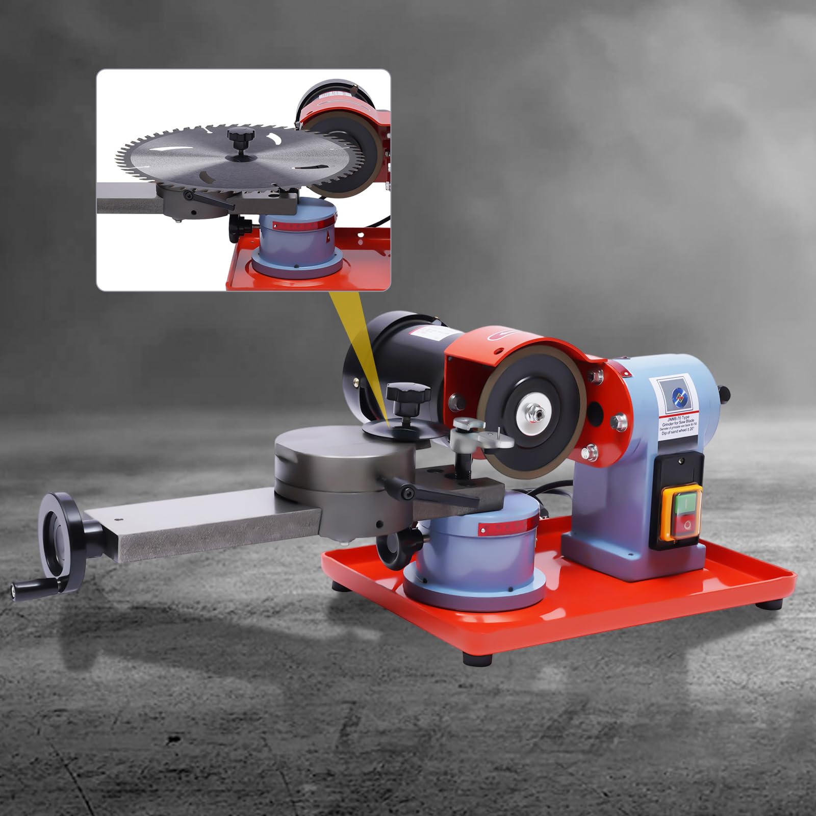 Afilador de hojas de sierra de 250 W para cadenas de motosierras de 80 – 700 mm, hoja de sierra circular, afiladora, máquina de afilar, hoja de sierra circular, sierra de cadena