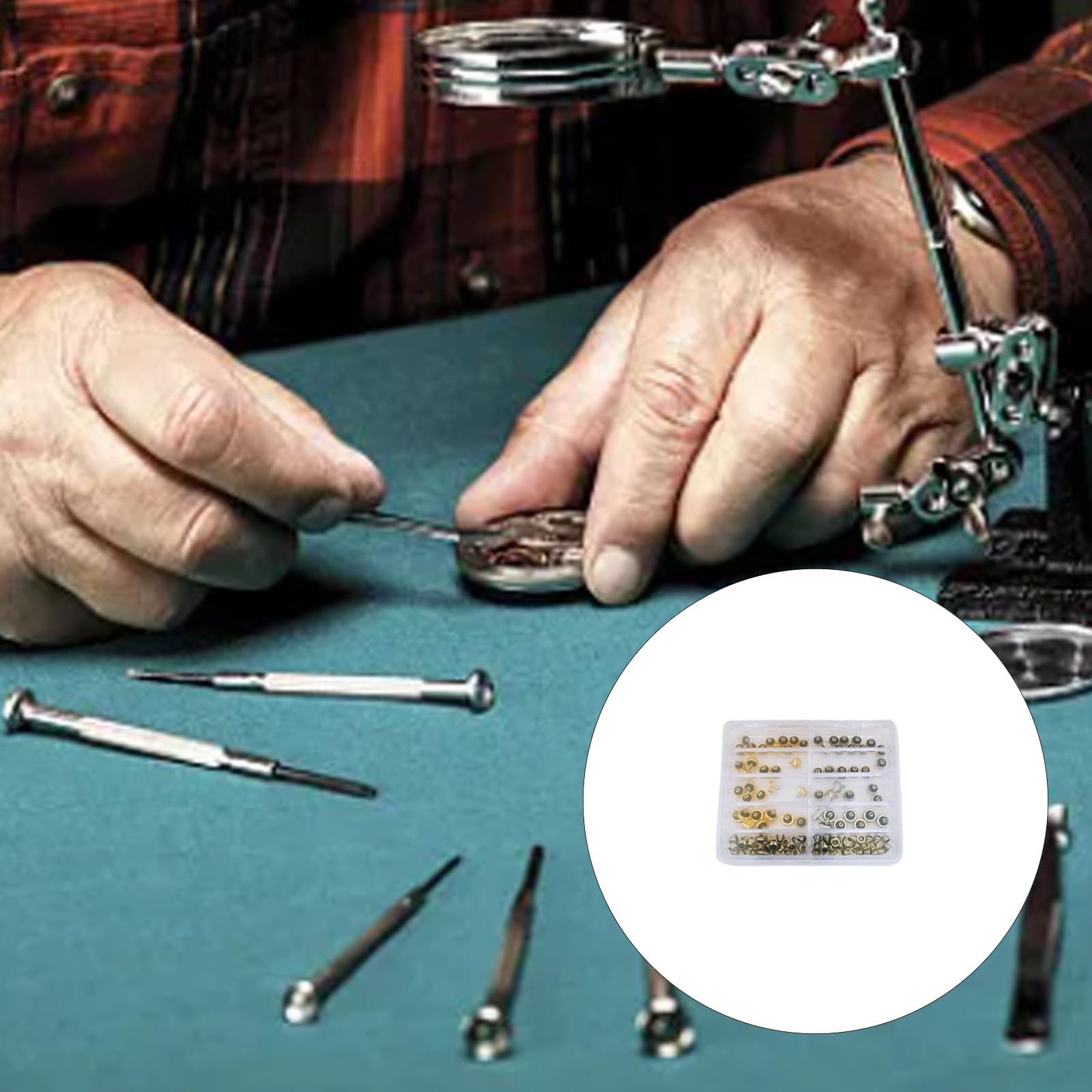Coronas de reloj ligeras, piezas de repuesto, accesorios de cabeza de reloj de acero aleado, relojes mecánicos, parte, coronas de repuesto