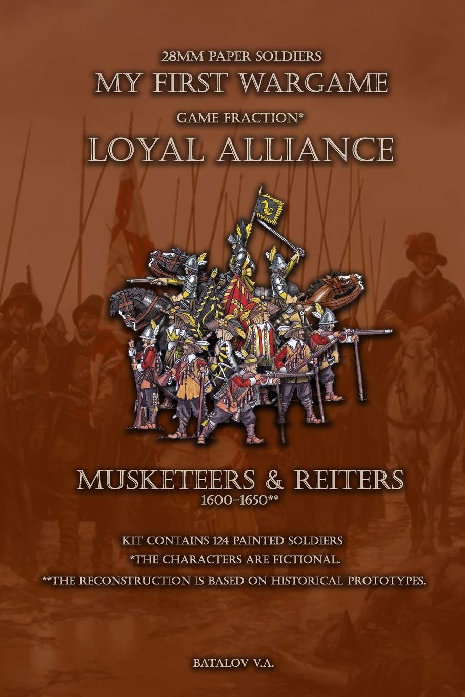 Loyal Alliance. Musketeers & Reiters.: 28mm paper soldiers