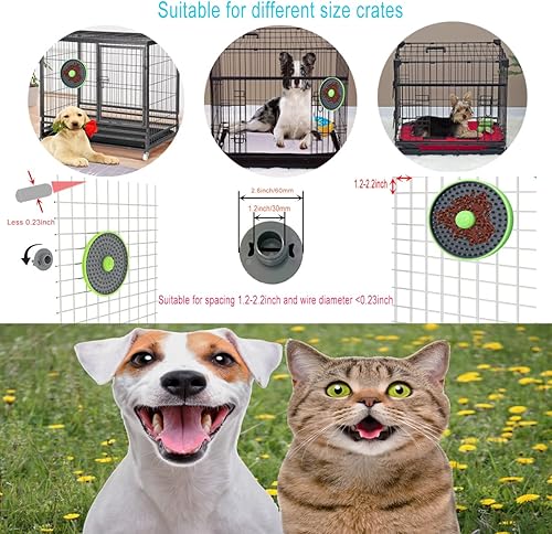 Miniatura 3 de Plato de lamer para perro, 2 almohadillas para lamer juguete de entrenamiento para cachorros, alimentador lento para entrenamiento, almohadillas