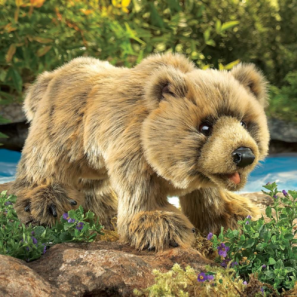 Folkmanis Grizzly Bear Hand Puppet Light Brown, 1 EA - Image 3