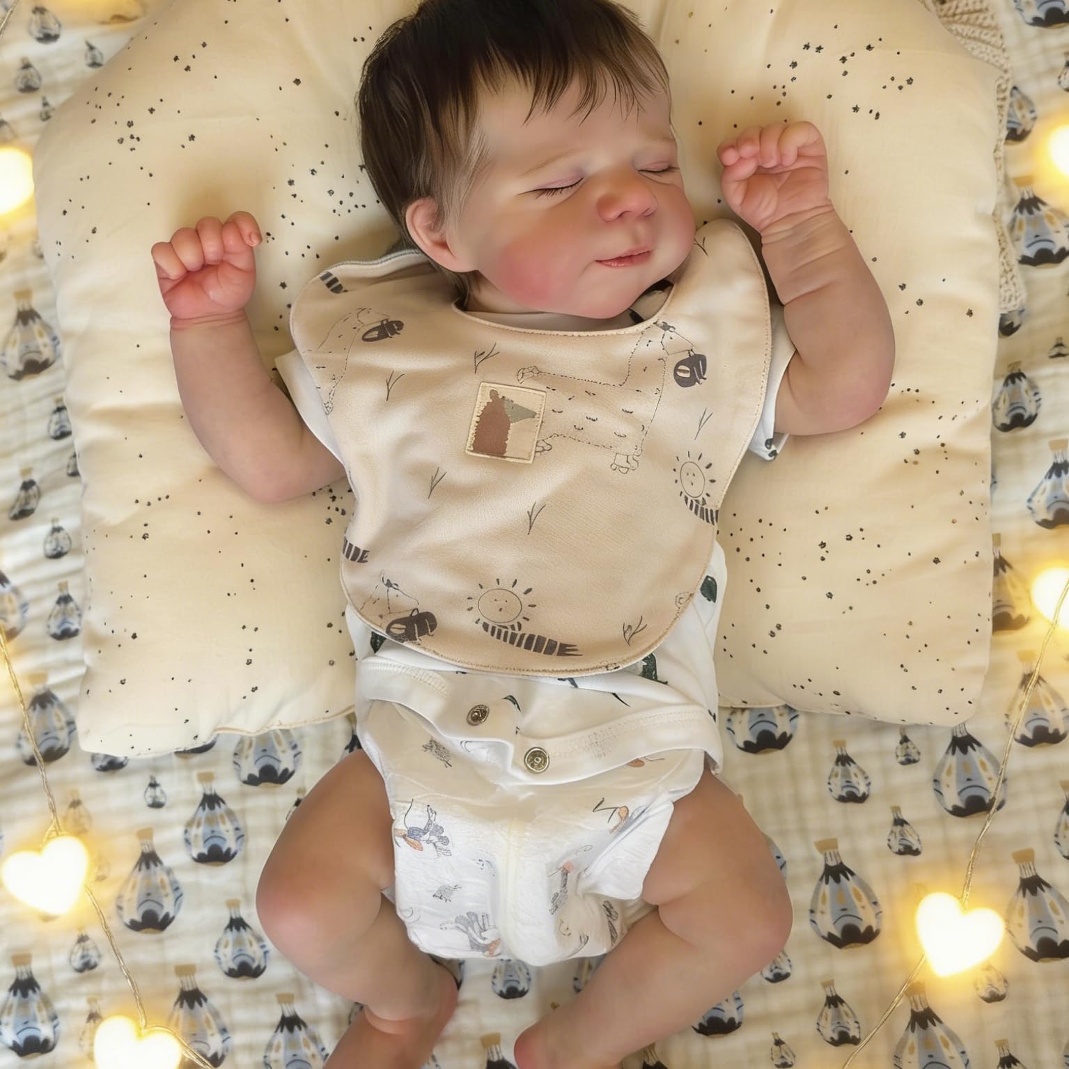 Pełne silikonowe realistyczne śpiące lalki Reborn Baby Dolls Girl 45 cm, które wyglądają prawdziwie realistycznie, odrodzone lalki niemowlęce, pełne winylowe, życie jak niemowlęta, dziewczyna