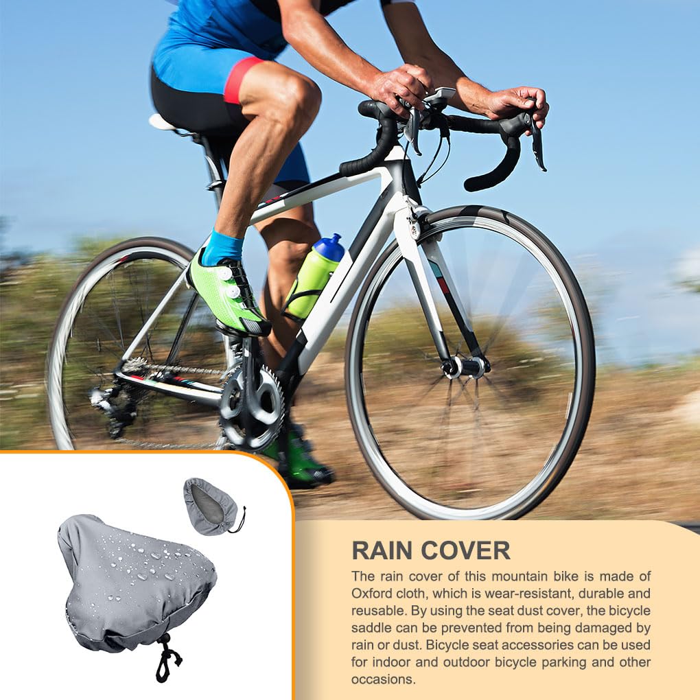 Housse De Protection Pour Selle De Vélo - Tissu Oxford Imperméable, Taille Universelle ~24x27 Cm, Anti-poussière