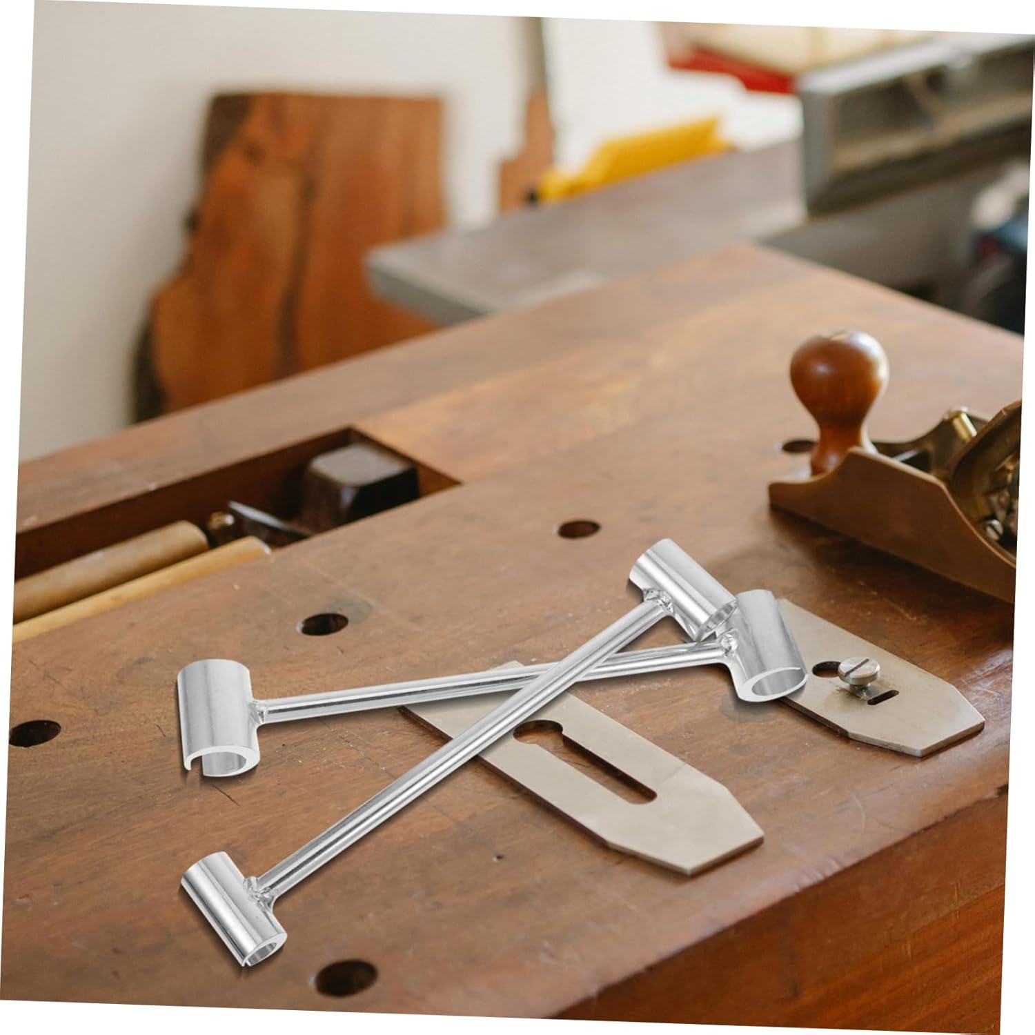 Adjustable Hinge Gap Wrench Tool for Door and Window Adjustment 2 Piece Set Heavy-Duty Mechanic Tool for Precision Alignment and Seam Adjustment