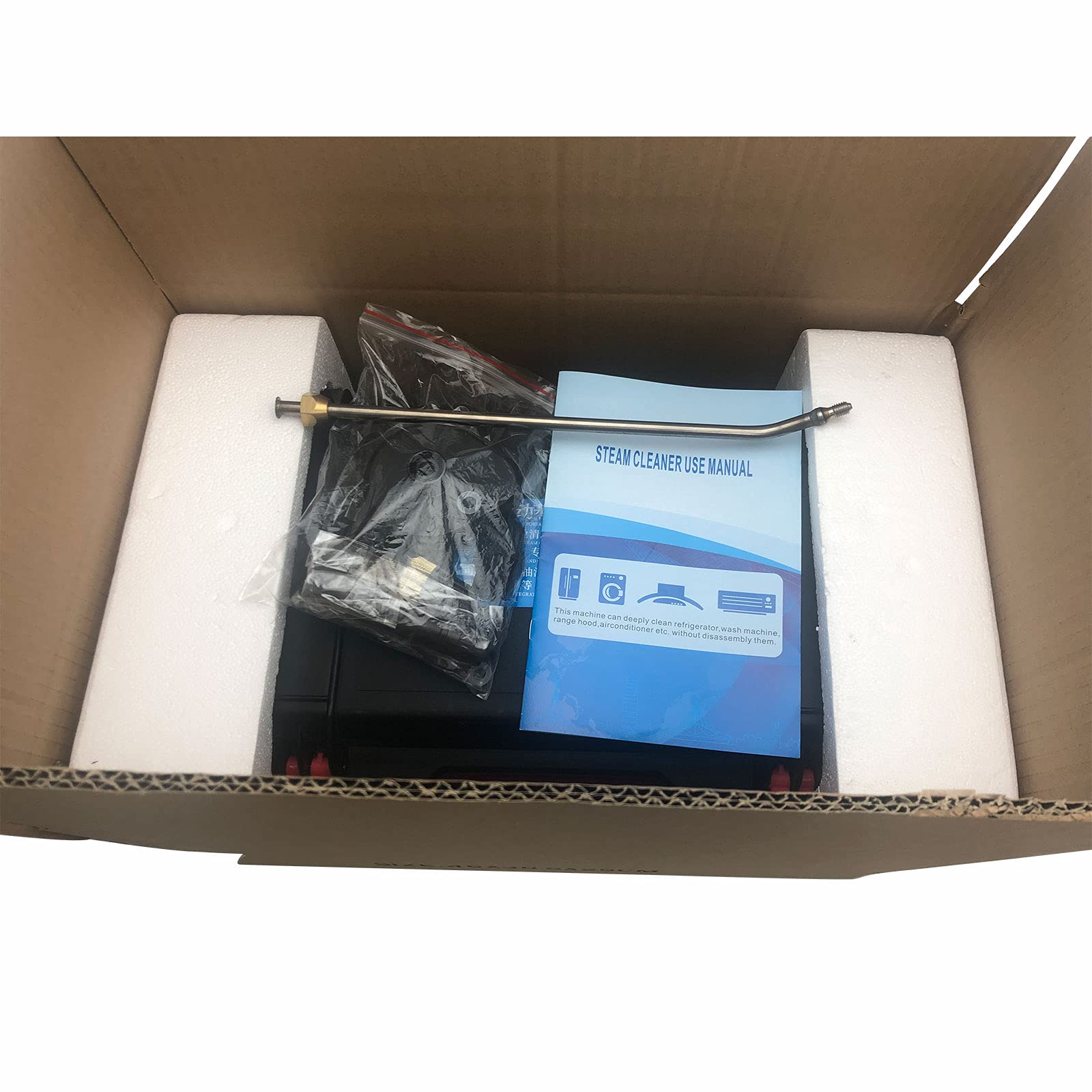 LOYALHEARTDY Multipurpose Heavy Duty Steamer, 110V 1700W Steam Cleaner Machine High Pressure High Temperature for Range Hood Car