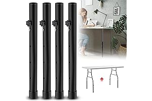 Table Leg Extenders For Folding Table, Folding Table Leg Extensions, Adjustable Folding Table Leg Risers