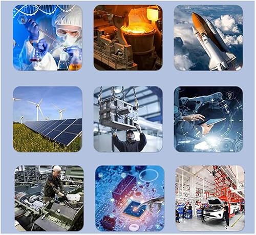 Miniatura 5 de YTSMZX Placa de hoja de grafito de alta pureza para disipación de calor conductiva y materiales de laboratorio, longitud 3.937 in ancho 3.937 in,