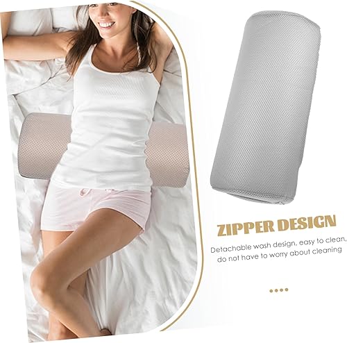 Miniatura 9 de IMIKEYA Almohada de media ronda Almohada de pierna Almohada de media luna Almohada de memoria Almohada de algodón Almohada decorativa para la