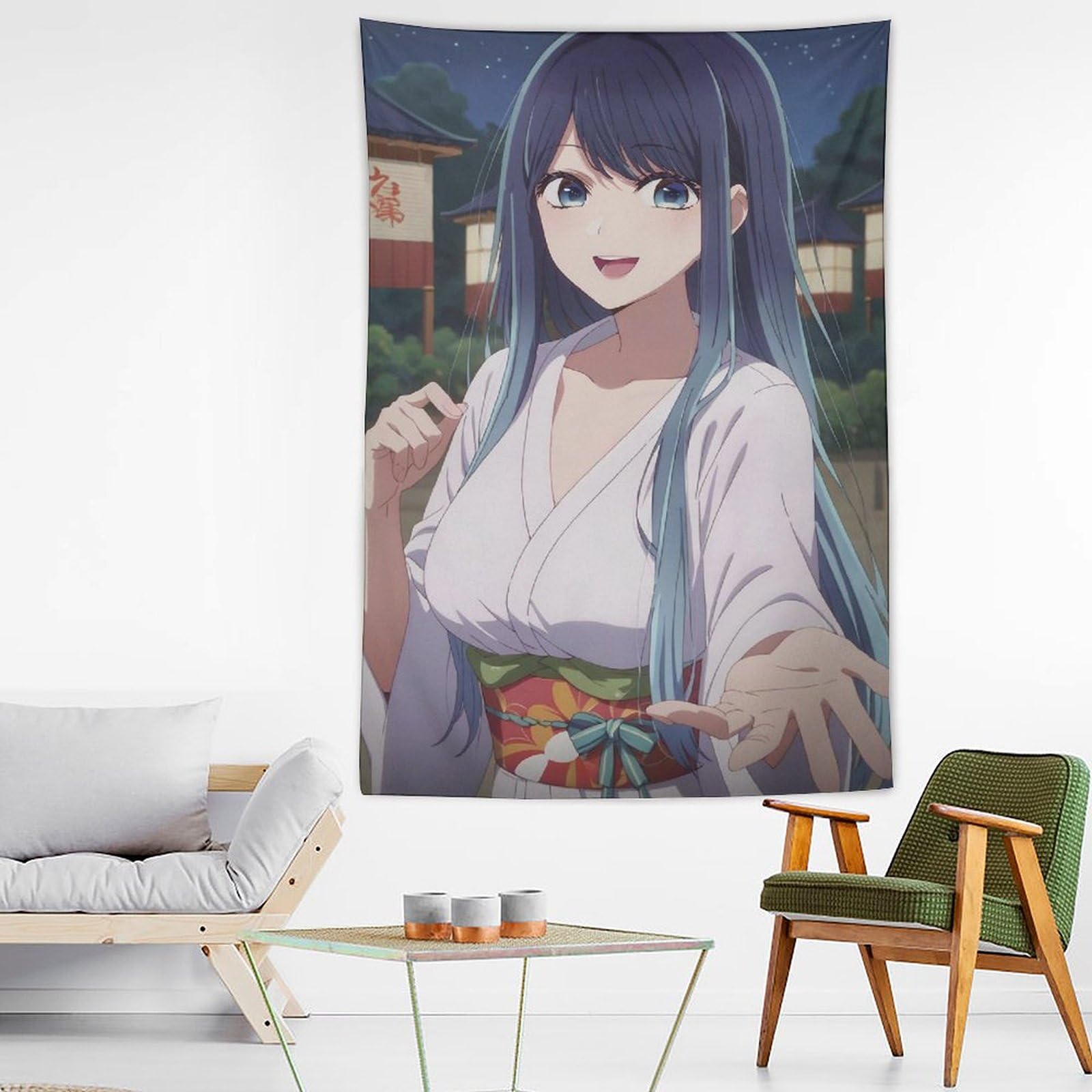黒川あかね調 クッションカバー タペストリー カーディガン版 新品未開封 Amazon.co.jp: 黒川 あかね (6) タペストリー 背景布 壁掛け 壁