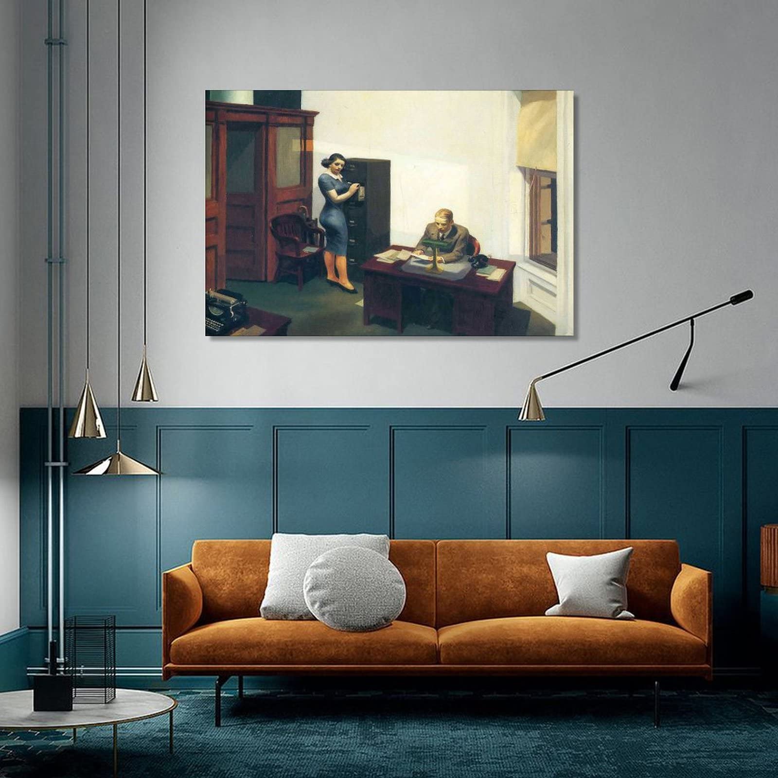 Amazon.com: 28 Famous Paintings by Edward Hopper - Office at