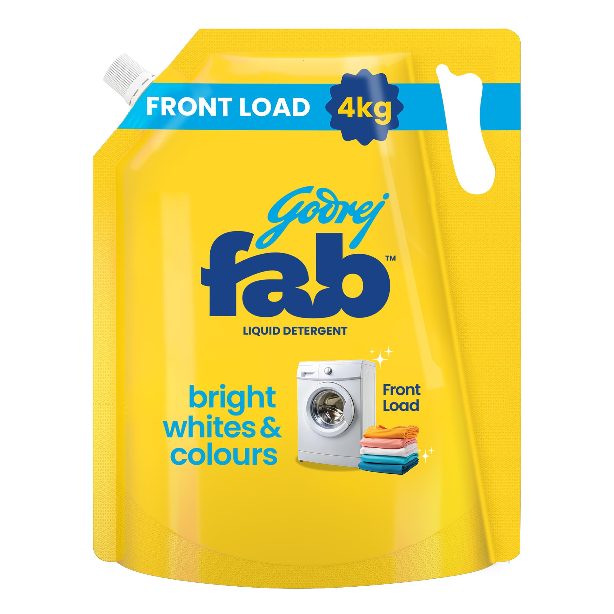 Godrej Fab Liquid Detergent Refill Pouch for Front load Washing - 4L-picture-24