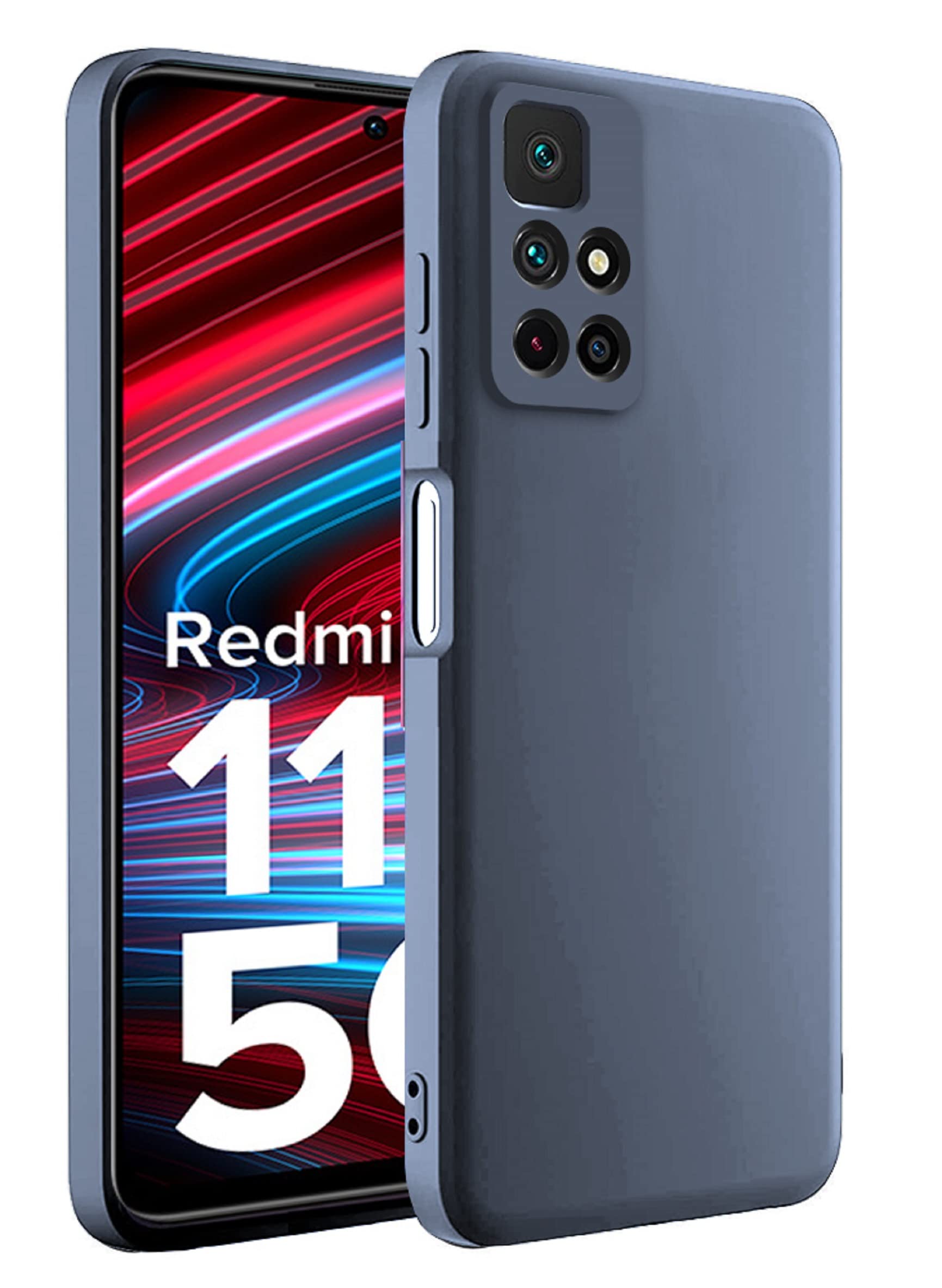 Winble Soft Silicone Camera Protection Protective Back Cover for Redmi Note 11T 5G, Poco M4 Pro 5G (Grey) (B09MTJF5JJ) Amazon Price History, Amazon Price Tracker