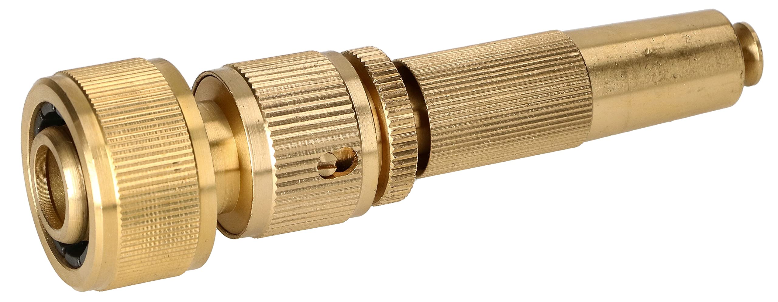 KOTARBAU® Juego de acoplamiento rápido de latón de 3/4" para manguera de jardín con conector de grifo