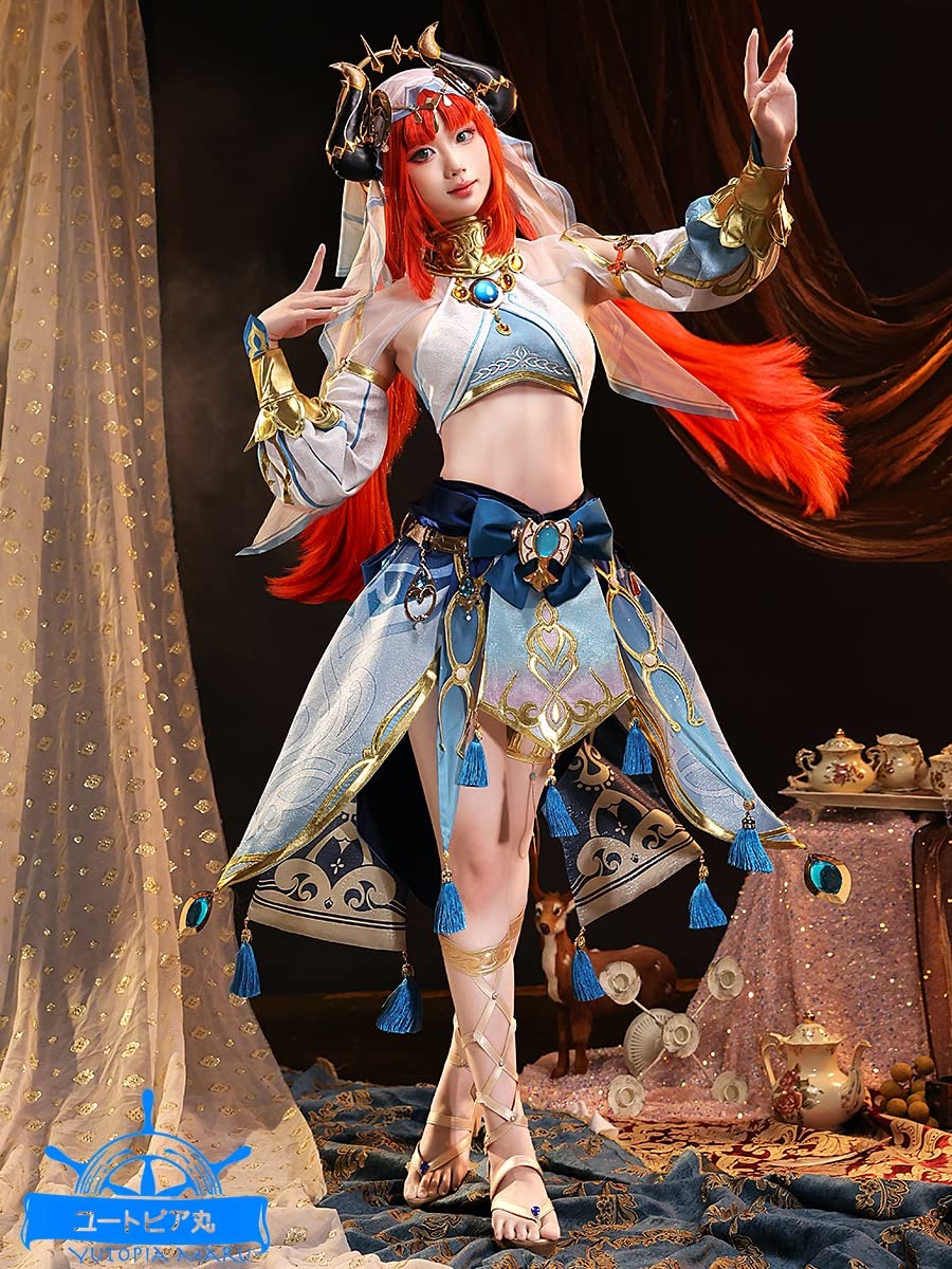 ニィロウ　コスプレ　フルセット Amazon.co.jp: [HUNIY] 原神 ニィロウ 妮露 コスプレ衣装 西域の
