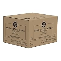 Vista 5 de Marca Yaxa - Cápsulas de café Happy Belly de tostado medio, mezcla Kona, compatibles con cafeteras Keurig 2.0 K-Cup, 100