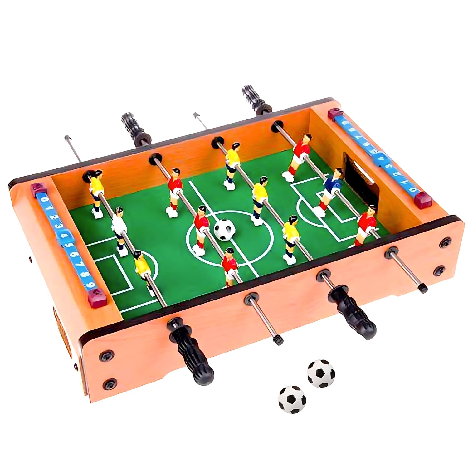 Mini Steps Foosball Table Soccer Game – Medium Indoor Sport Board Game for Kids, Boys, Girls & Family, Portable Mini Football Table-image-36