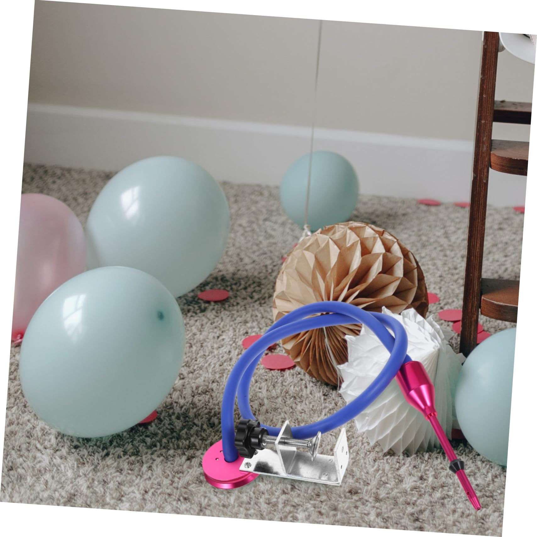 TOYANDONA Kit de Herramientas para Rellenar Globos de Látex Función de Amarre y Material Metálico, Adecuado para Fiestas y Decoraciones Festivas, 1 Set Rápido y Práctico