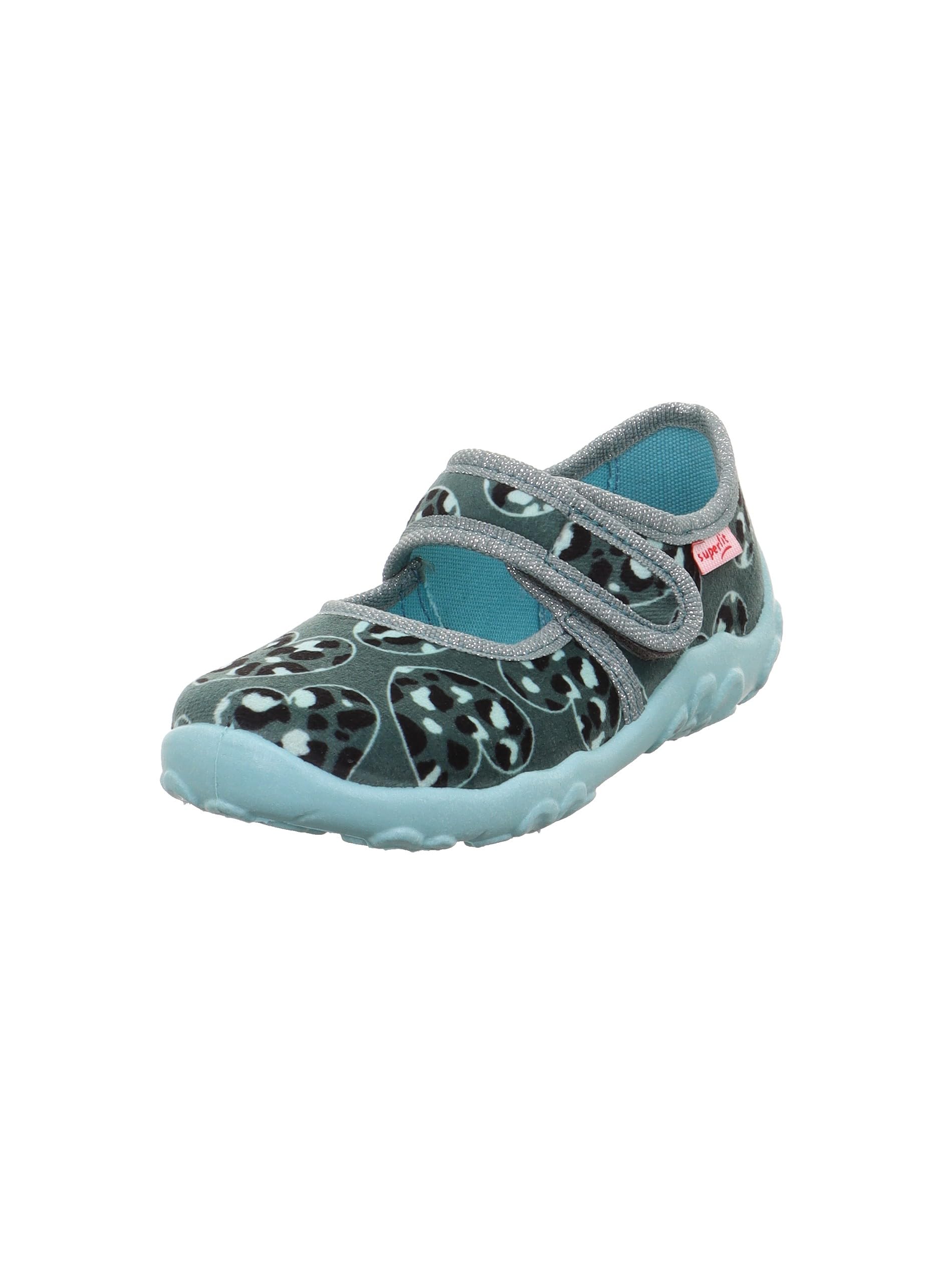 Superfit Bonny Girls' Green/Multicoloured 7000 Slippers, 29 EU