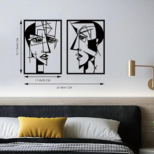 Miniatura 3 de ESTART Decoración de pared con anclaje náutico decorativo de metal de 11 pulgadas, decoración artística de pared, sala de estar, dormitorio,