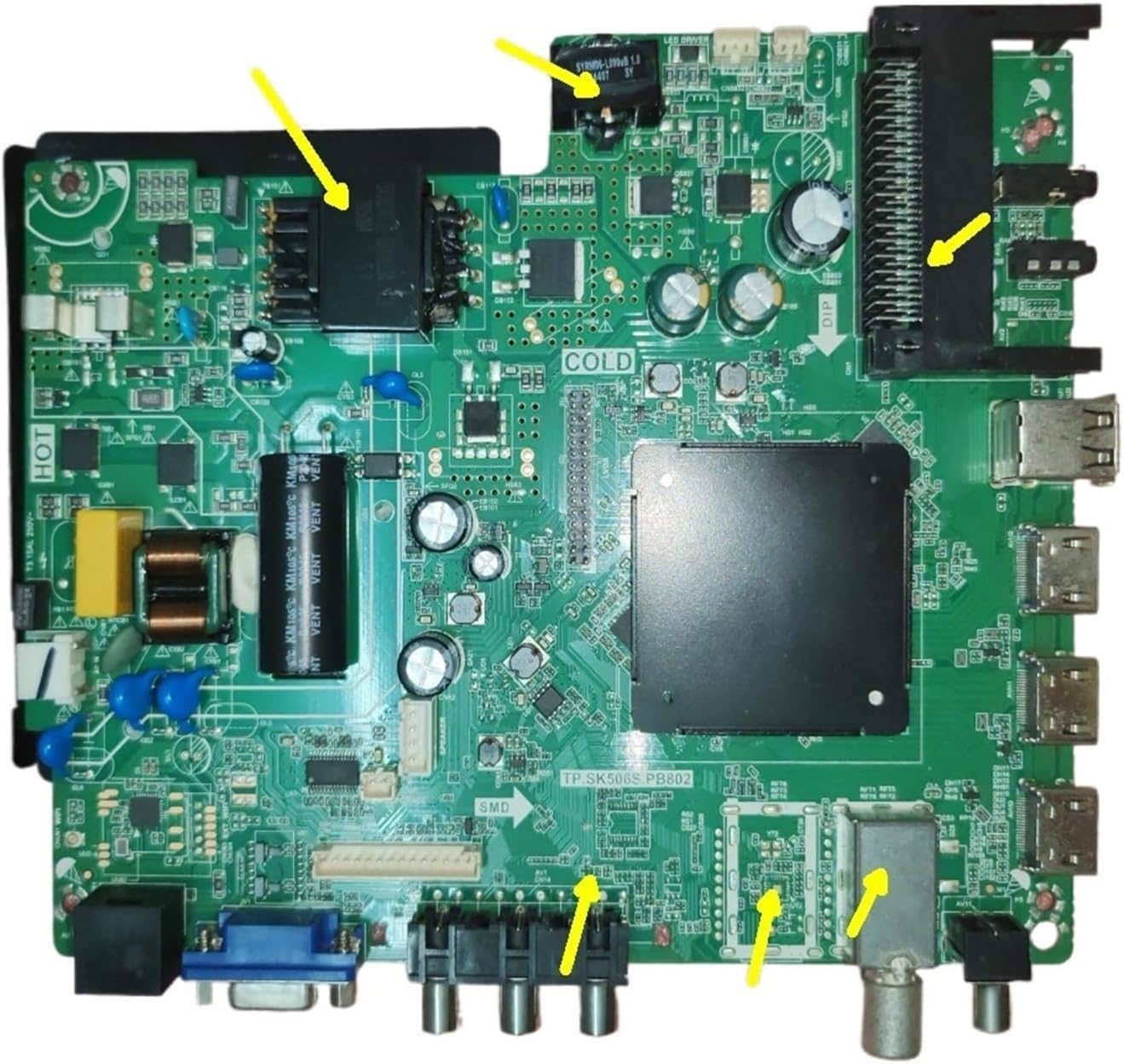 TP.MS338.PB801, Main Board – IVD Store TP.SK506S.PB818 スリーインワンTVマザーボードテスト済み TV マザーボード TP.SK506S.PB802 ネットワーク WiFi TV マザーボード 4 コア 1G+8g 35-45V