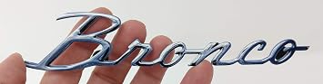 ZIC Motorsports Ford Bronco Script Heavy Duty Metal Magnet - 7" X 2"