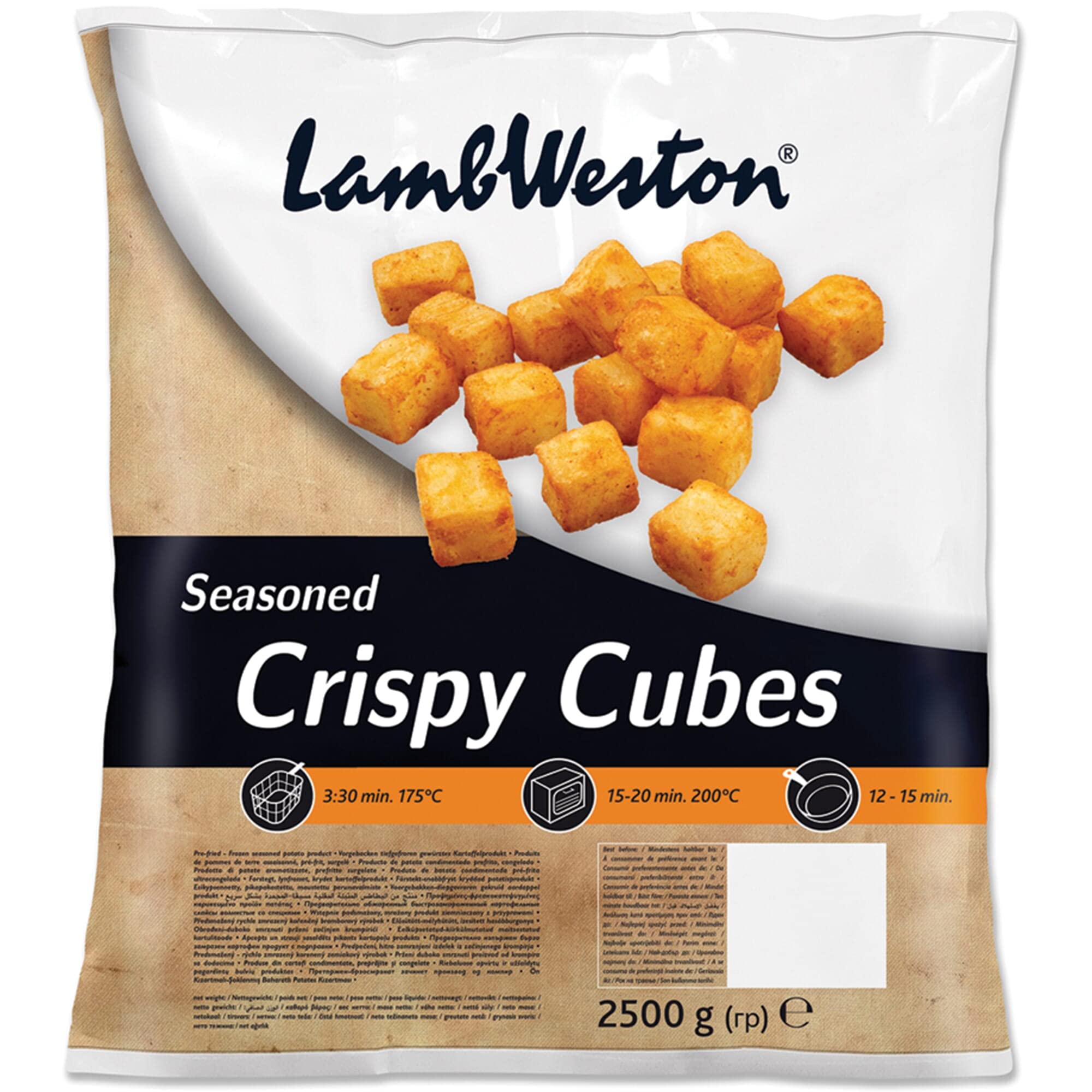 Seasoned Crispy Cubes 2500g