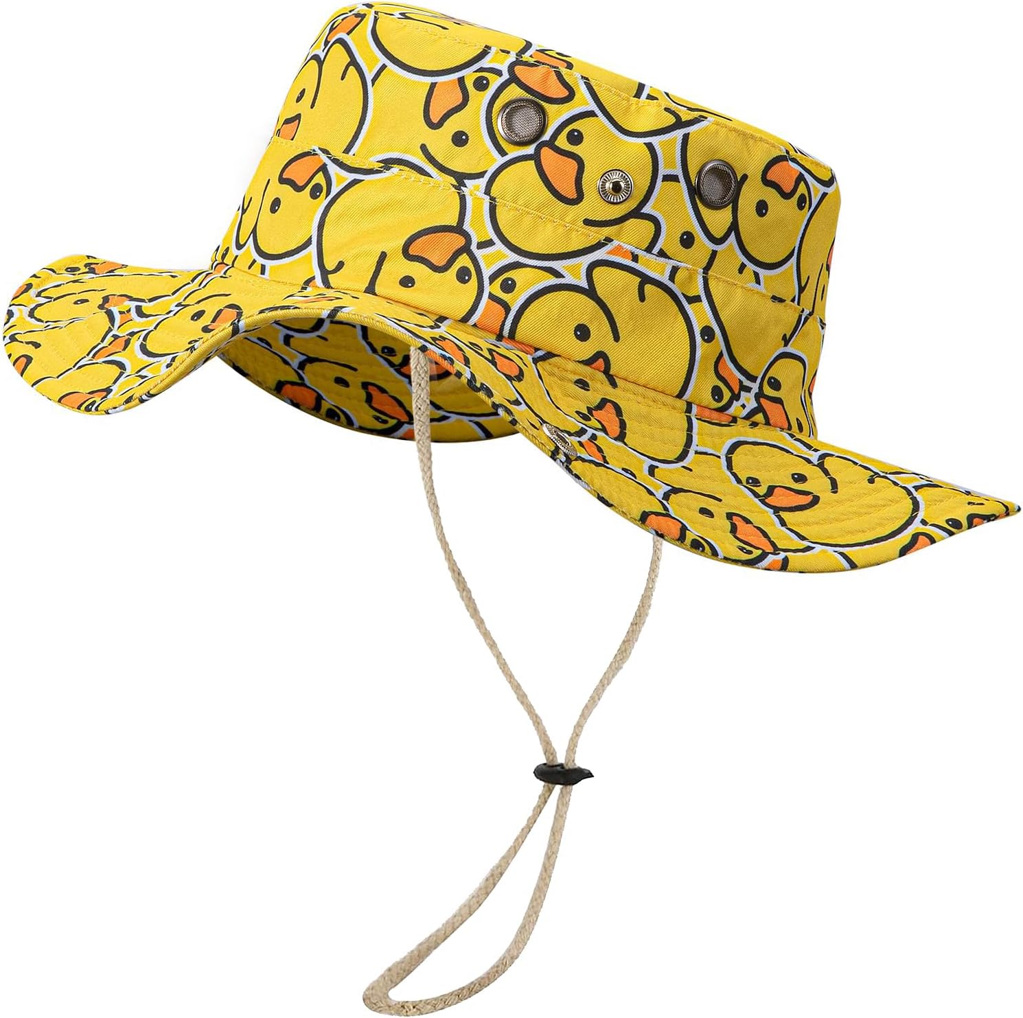 Funny Sun Hat for Men Women, Wide Brim Summer Bucket Cap Beach Hiking Hat
