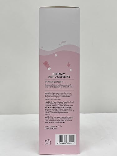 Miniatura 4 de Hair Oil Essence  Nutre y revitaliza el cabello de tu hijo  Spray desenredante para niños  Acondicionador sin enjuague para cabello encrespado  5.07