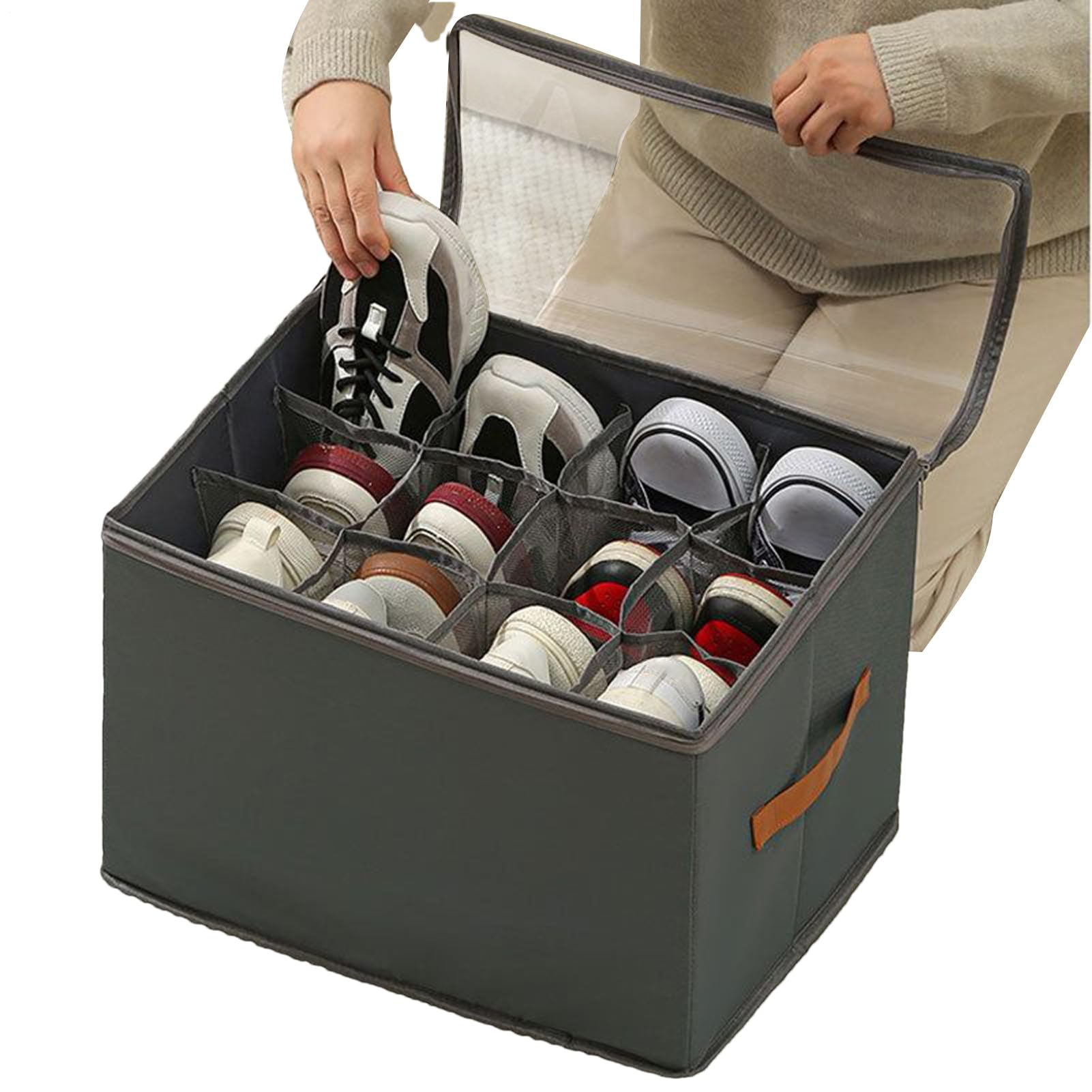 Boîtes à chaussures conteneurs et paniers de rangement peu encombrants pour maison et appartement
