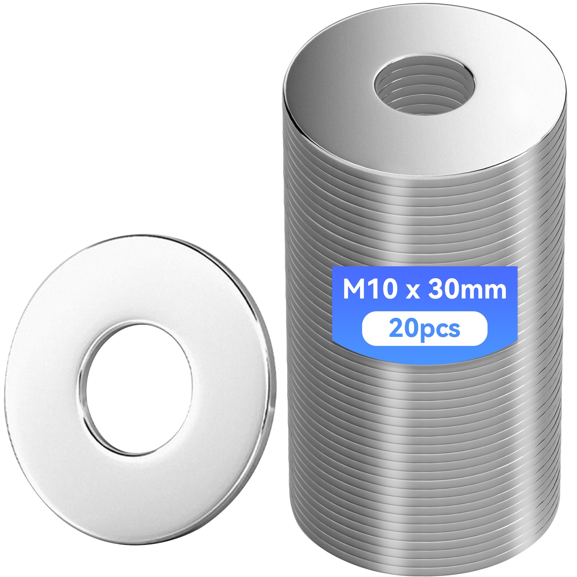 XiaoLidm Unterlegscheiben Edelstahl A2-70 304, Beilagscheiben, Karosseriescheibe, Rostfreie Flat Washers U-Scheiben für Schrauben & Muttern & Gewindestange