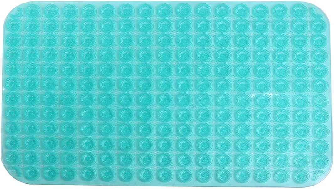 PVC Bathroom Bathtub Anti- Shower Pad Floor Protector Bath Mat 80cm x 50cm Green (id: 0e3 b92 57f 9c1 cb9