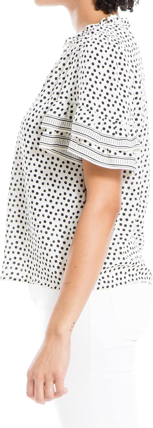 Max Studio Women's Sleevless Ruffle Blouse - Image 2