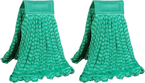 ATDSS76011G - Juego de 2 cabezales de trapeador de microfibra para limpieza de suelos, ultraabsorbente, secado qucik y universal, sin arañazos, con