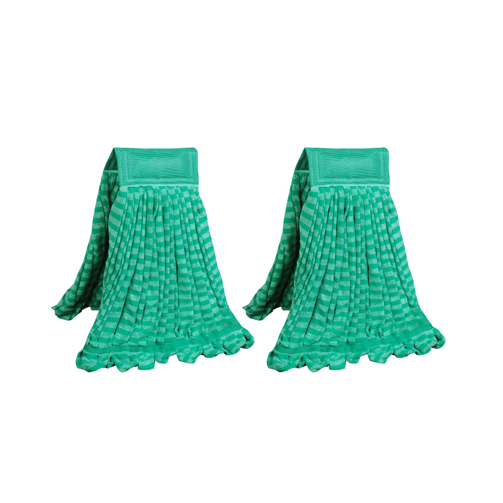 2 PACK Microfiber Tube Mop Head Replacement Commerical Wet Mop for Floor Cleaning,Ultra-Absorbent,Qucik-Dry and Universal Scratch Free Looped End Mopheads,ATDSS76011G